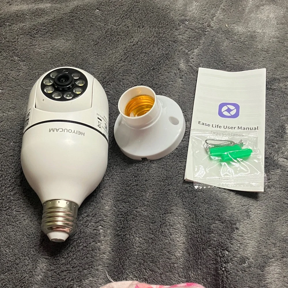 White Security Camera Bulb two packs